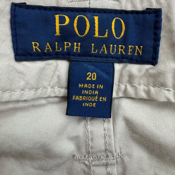 Polo Ralph Lauren Boys Khaki Pants Size 20 Straight Leg Cotton - Picture 5 of 6